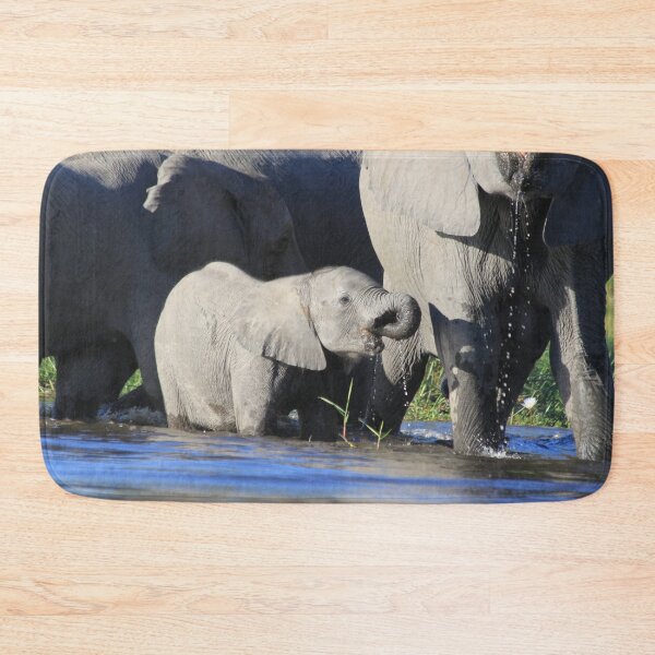 Item preview, Elephant who comes to drink designed and sold by EstelleRossetti.
