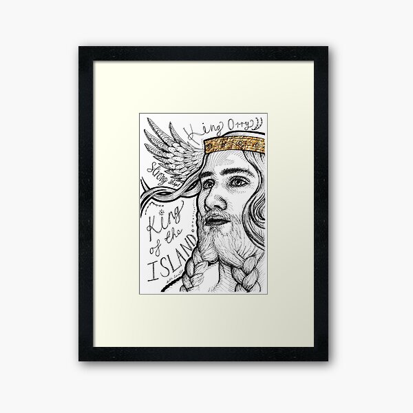 King Orry Framed Art Print