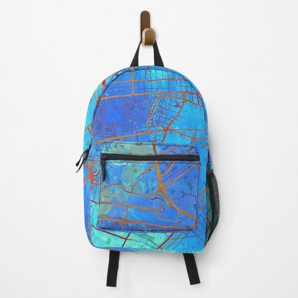 Item preview, Lima Peru Street Map Blue Lagoon designed and sold by IvonDesign.