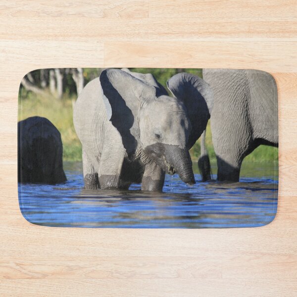 Item preview, Elephant who comes to drink designed and sold by EstelleRossetti.