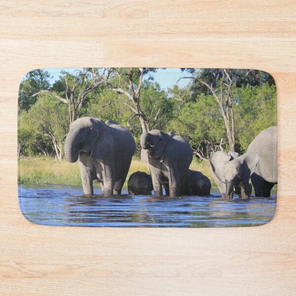 Item preview, Elephant who comes to drink designed and sold by EstelleRossetti.