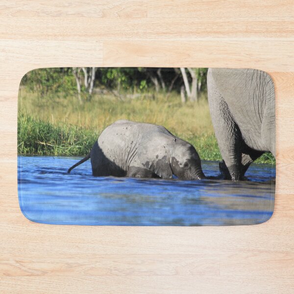 Item preview, Elephant who comes to drink designed and sold by EstelleRossetti.