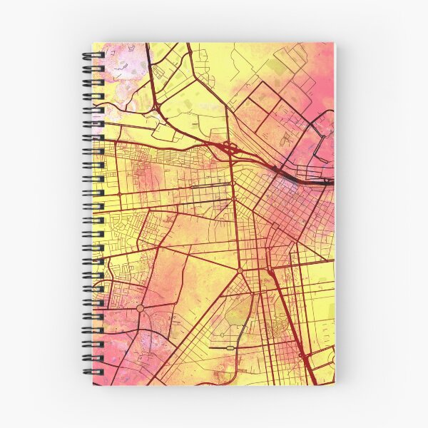 Item preview, Lima Peru Street Map Yellow Pink designed and sold by IvonDesign.