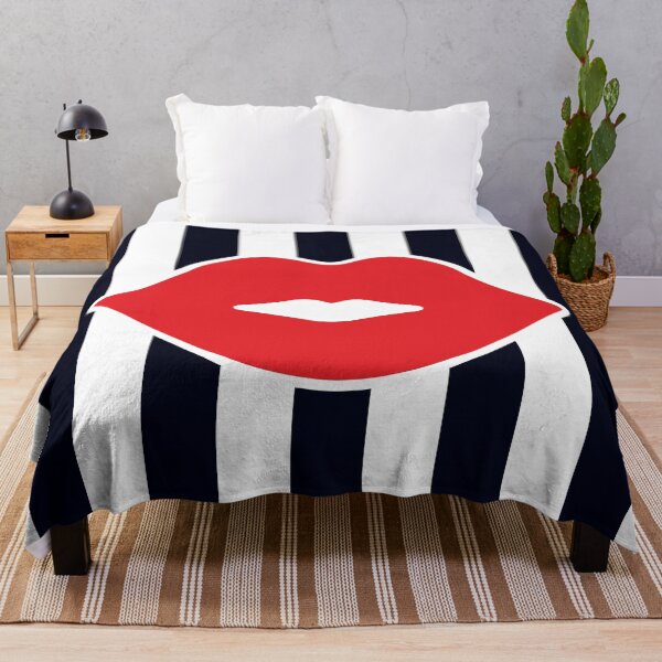 Item preview, Red and Black Lips Pattern designed and sold by XOOXOO.