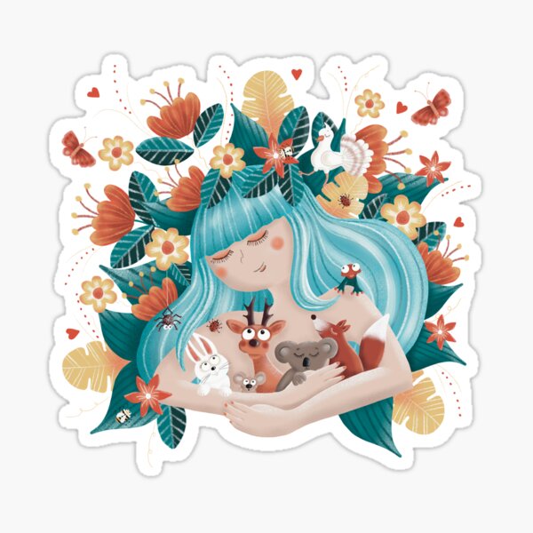 Flora Fauna Sticker