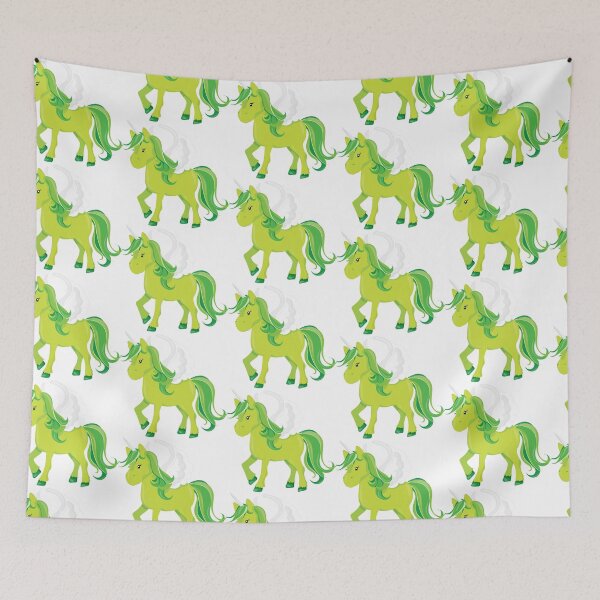 Item preview, Happy Green Unicorn designed and sold by ToniaKroeger.