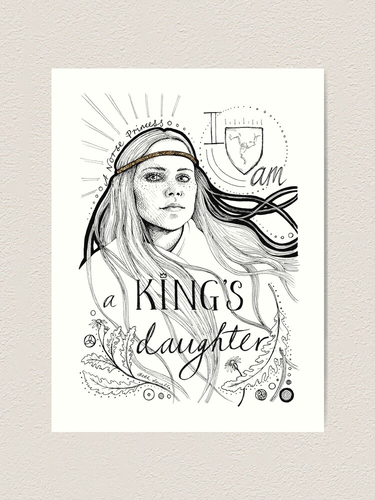 Alternate view of A King's Daughter Art Print