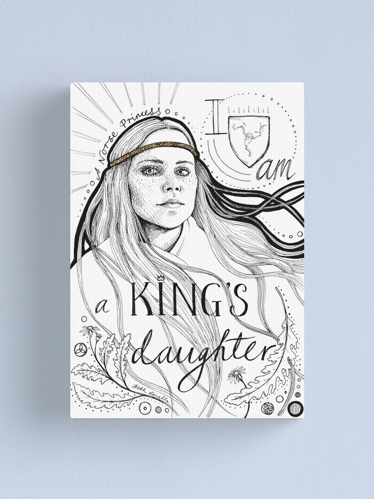 Alternate view of A King's Daughter Canvas Print