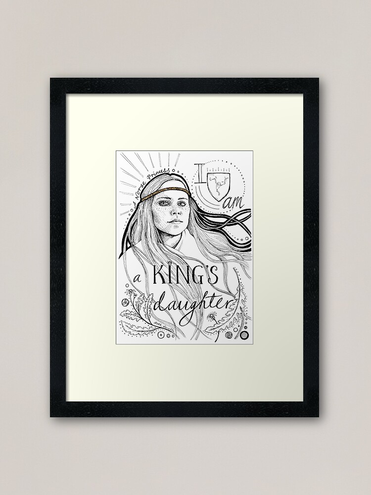 Alternate view of A King's Daughter Framed Art Print