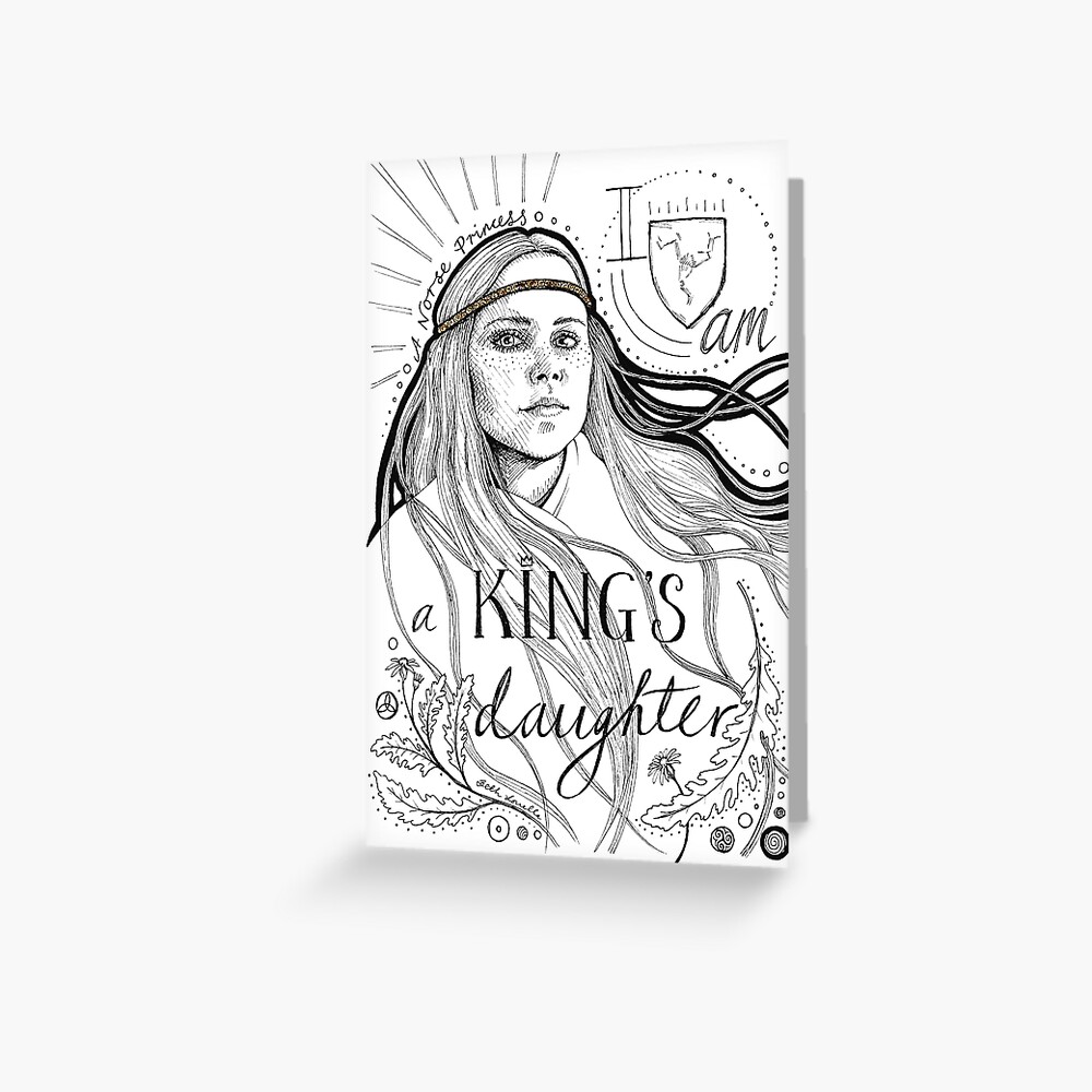 A King's Daughter Greeting Card