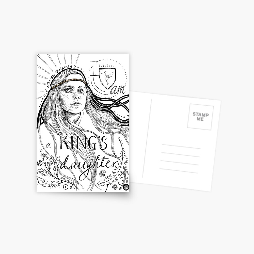 A King's Daughter Postcard