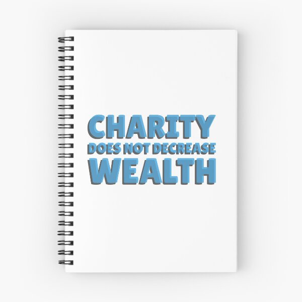 Item preview, Charity Does Not Decrease Wealth designed and sold by greenchimp.