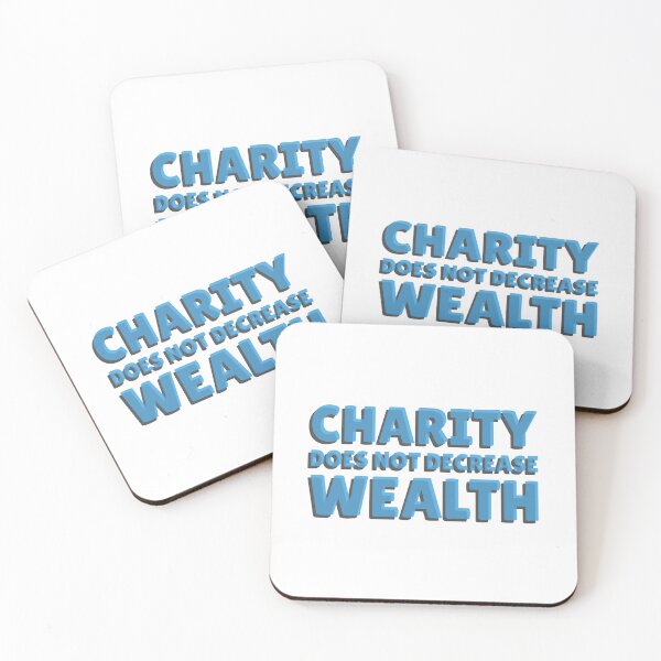 Item preview, Charity Does Not Decrease Wealth designed and sold by greenchimp.