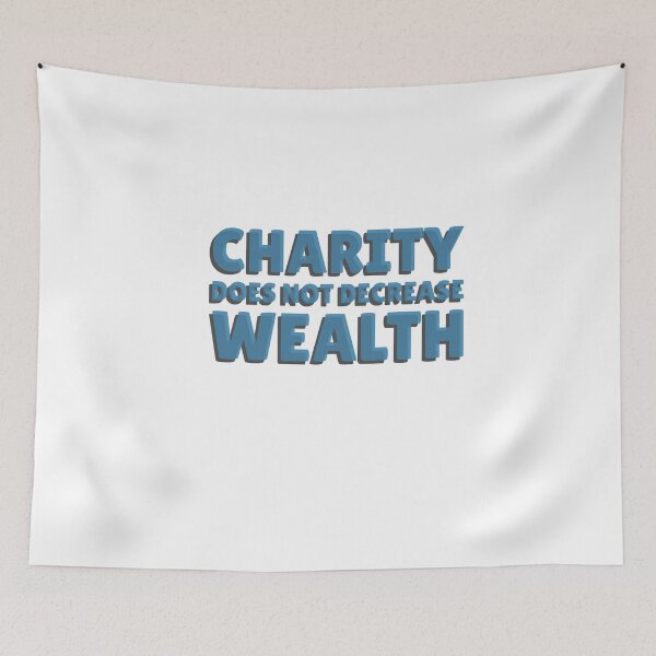 Item preview, Charity Does Not Decrease Wealth designed and sold by greenchimp.
