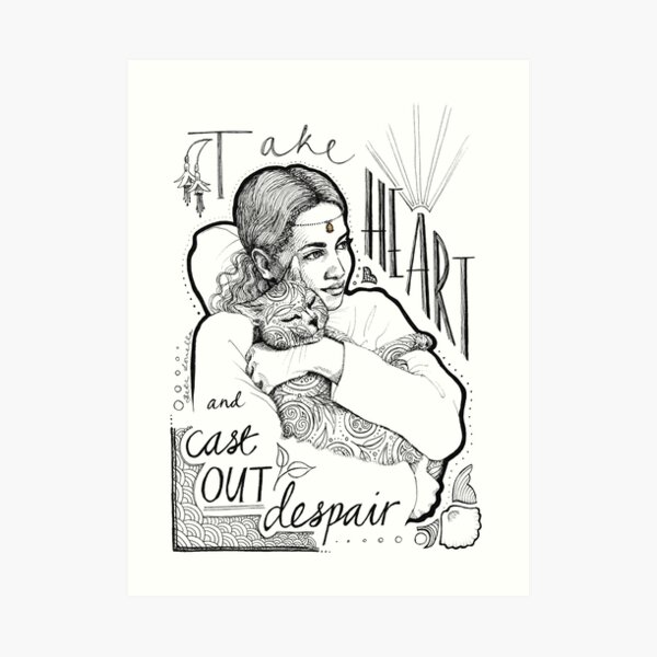 Take Heart Art Print