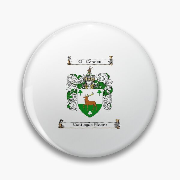 Item preview, O'Connell Family Crest and Motto designed and sold by Hibernia29.