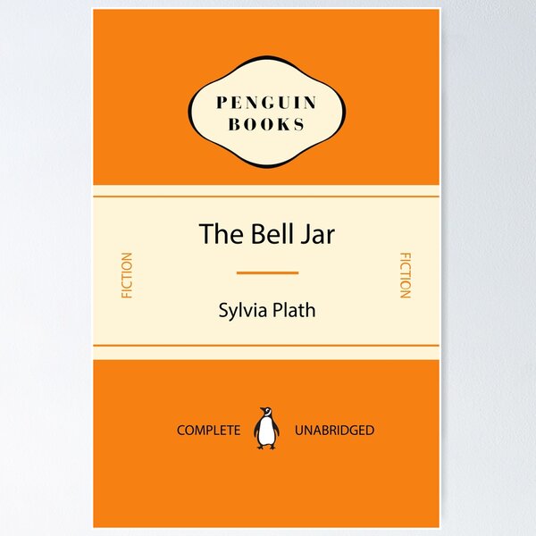 Item preview, The Bell Jar by Sylvia Plath Penguin Classic Cover designed and sold by Davology.