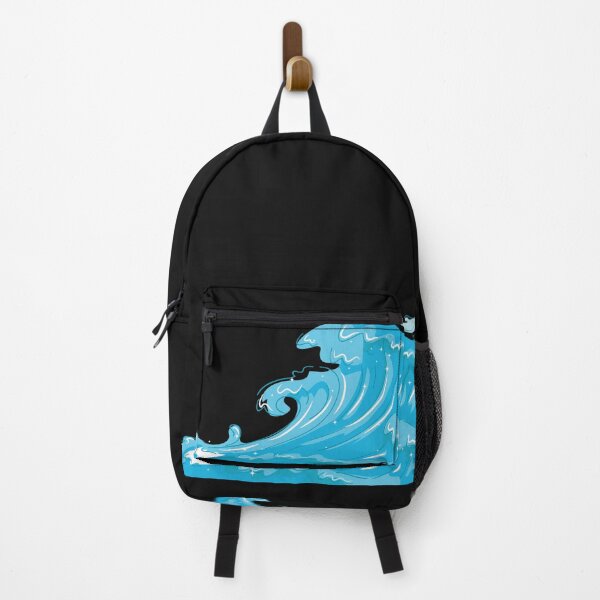 Item preview, Blue Ocean Tsunami wave sea storm waves cartoon designed and sold by OneTimeEngineer.