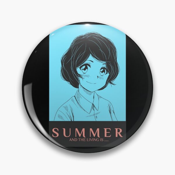 Item preview, Summer and the living is.... manga cartoon designed and sold by BeebopGraphics.