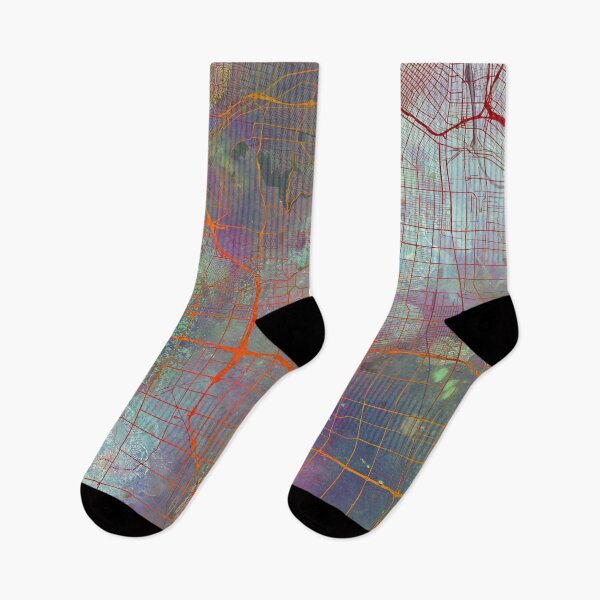 Item preview, Los Angeles California Street Map Urban designed and sold by IvonDesign.