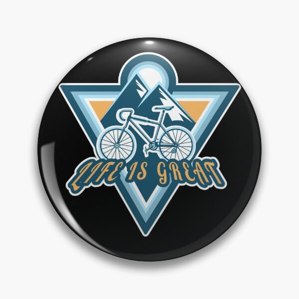 Item preview, Life Is Great- Mountains, Bike Design designed and sold by joabaj.