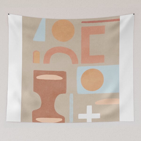 Item preview, Flat space - abstract shapes designed and sold by Lola Terracota.