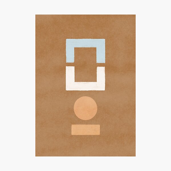 Item preview, Geometrical balance - minimalist design #43 designed and sold by Lola Terracota.