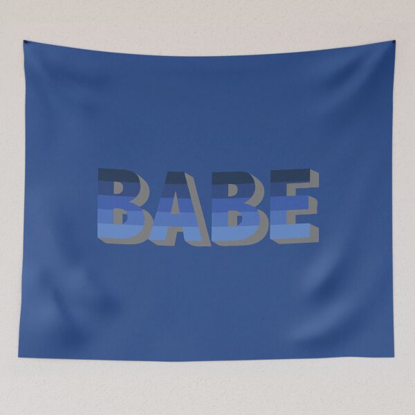 Item preview, Babe - Blue Gradient Design with a Drop Shadow. designed and sold by cgroenewald.