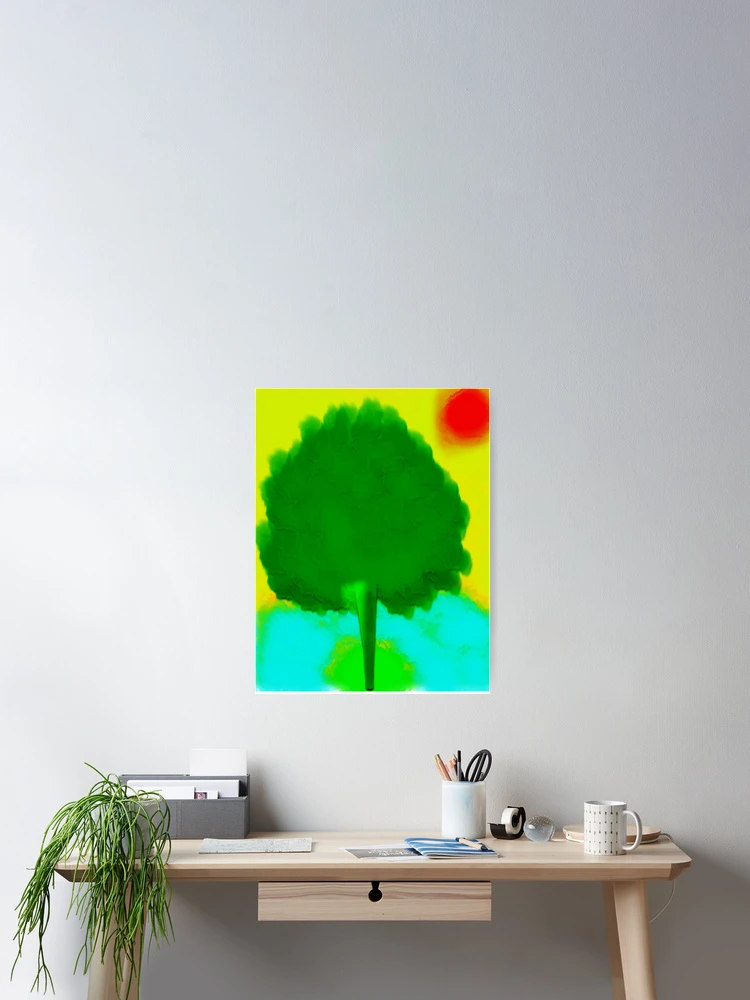 Thumbnail 2 of 3, Poster, The Tree Abstract Design designed and sold by vineeth.