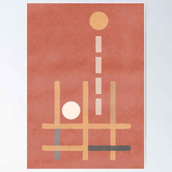 Item preview, Falling and bouncing - geometrical terracotta design #46 designed and sold by Lola Terracota.