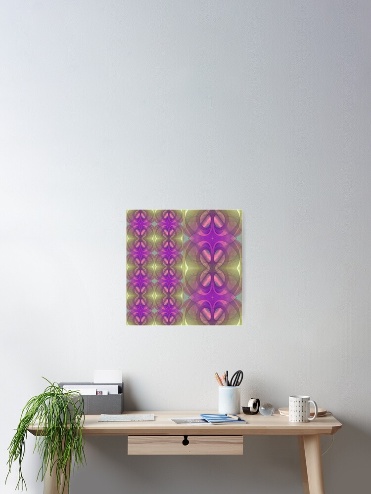 Thumbnail 2 of 3, Poster, pattern designed and sold by Hana777.