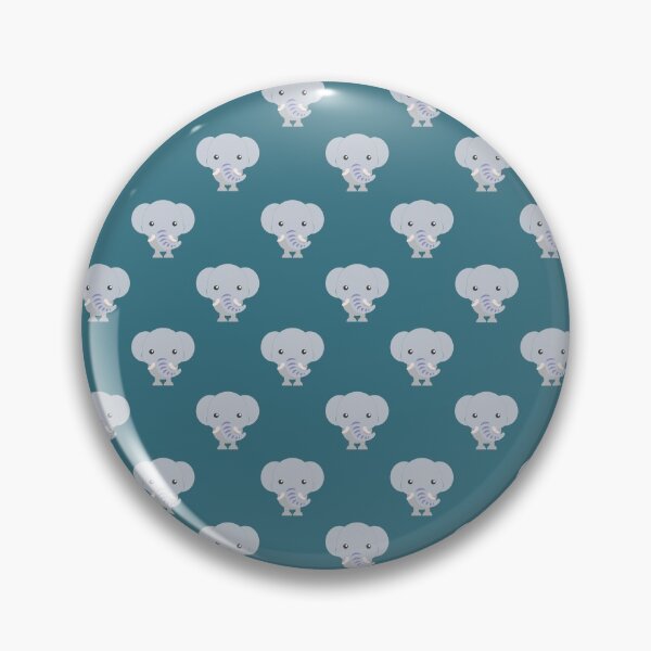Item preview, elephant blue background repeat pattern designed and sold by abhishekarts.