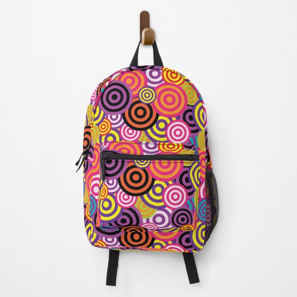 Item preview, SEA OF BRIGHT FUNKY CIRCLES designed and sold by Madjack Tees Kiwi SuperStore.
