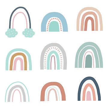 Artwork thumbnail, Pack of organic rainbows by Pastel-PaletteD