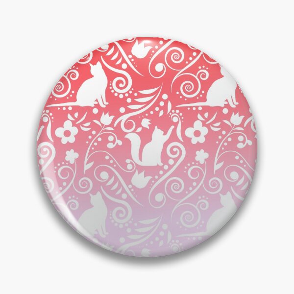 Item preview, Cat and Flowers - Flamingo designed and sold by CreativityRoams.