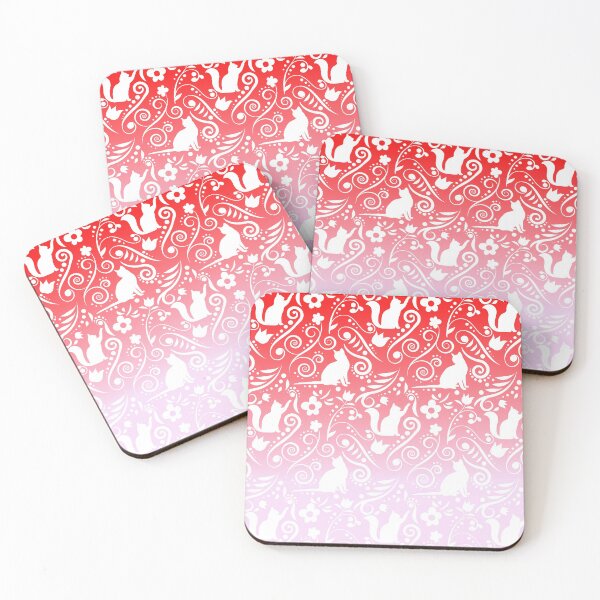 Item preview, Cat and Flowers - Flamingo designed and sold by CreativityRoams.