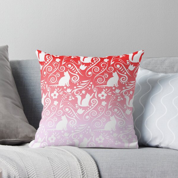 Item preview, Cat and Flowers - Flamingo designed and sold by CreativityRoams.