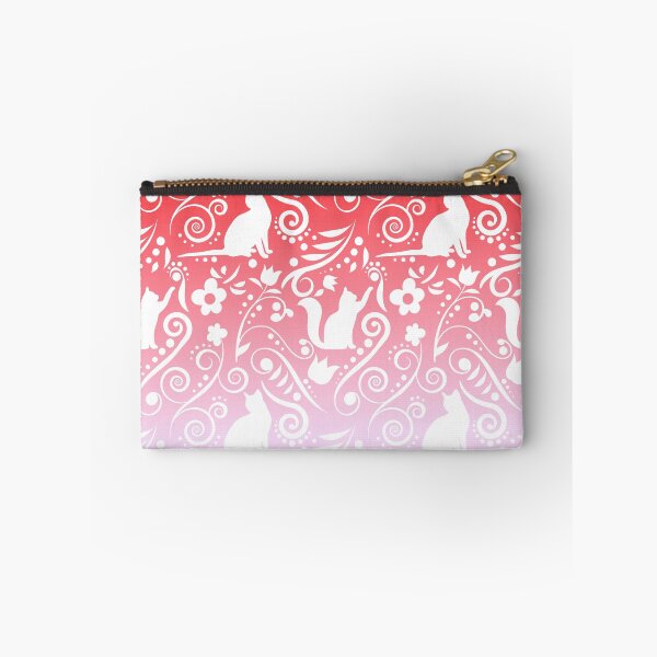 Item preview, Cat and Flowers - Flamingo designed and sold by CreativityRoams.