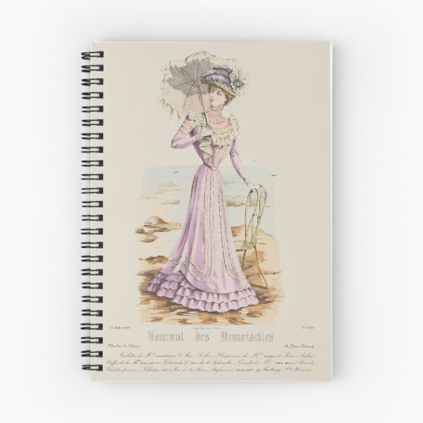 Item preview, Vintage Elegant Woman at the Beach from a 1899 Paris Fashion Magazine designed and sold by Vintage-TM.