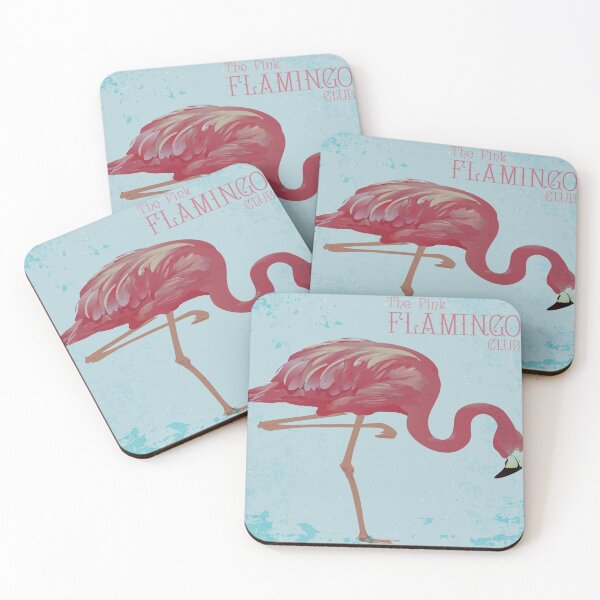 Item preview, The flamingo club for Poster designed and sold by HouseofBalloon.