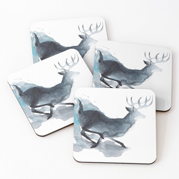 Item preview, Watercolor Deer designed and sold by Threeleaves.