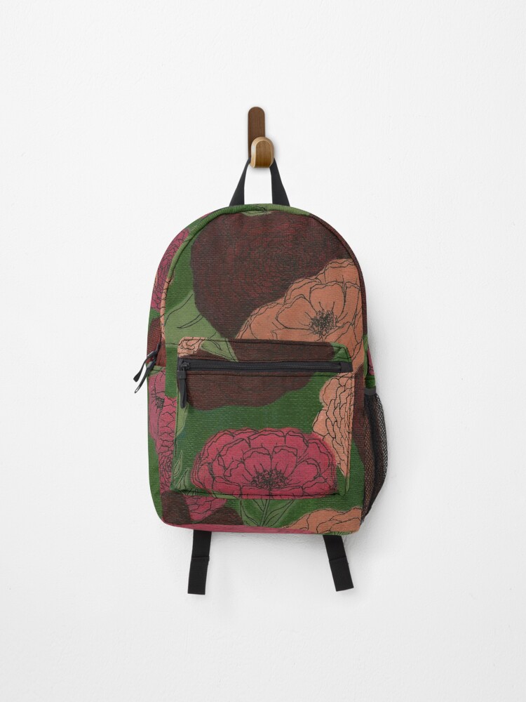 Thumbnail 1 of 3, Backpack, Fleurs designed and sold by Ruth-Goldsack.