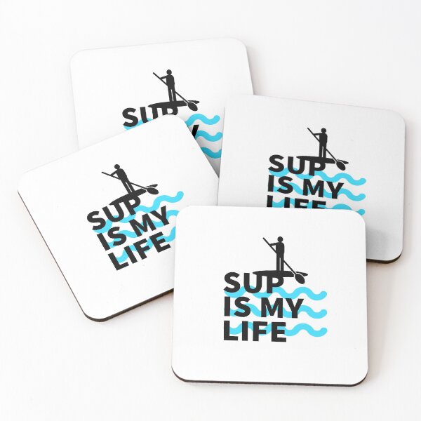 Item preview, SUP IS MY LIFE - PADDLE SURFING - SUP - STICKERS - PADDLE SURF - SUPING  designed and sold by Tropical Blood.