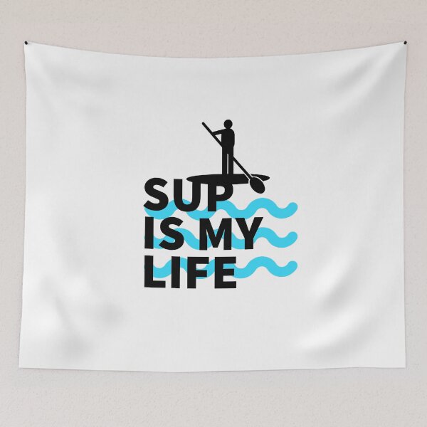 Item preview, SUP IS MY LIFE - PADDLE SURFING - SUP - STICKERS - PADDLE SURF - SUPING  designed and sold by Tropical Blood.