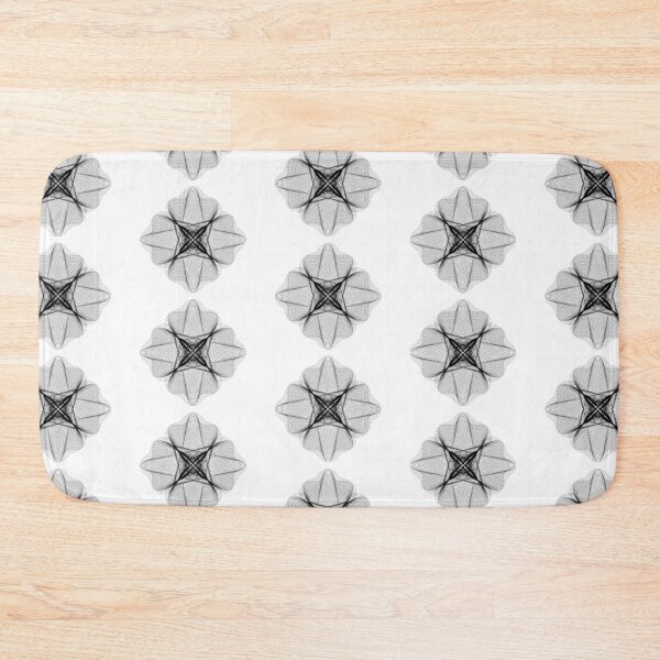 Item preview, Graphical Lines Forming Cross Flower designed and sold by EngineeringTees.