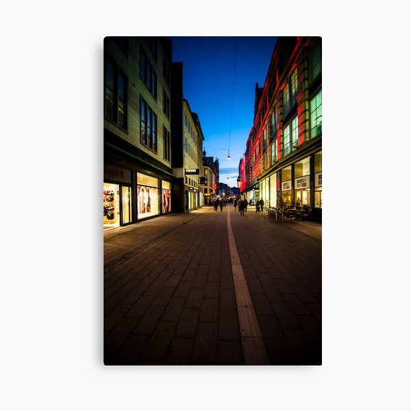 Strøget by night Canvas Print