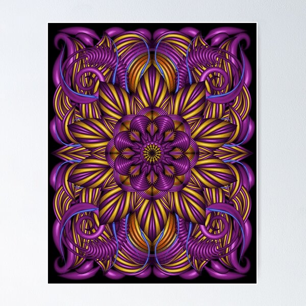 Item preview, Daisy Flower Mandala designed and sold by vectoradics.