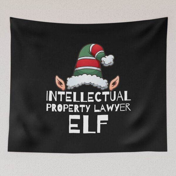 Item preview, Intellectual Property IP Elf Christmas Holidays Xmas Elves Attorney Law School designed and sold by losttribe.