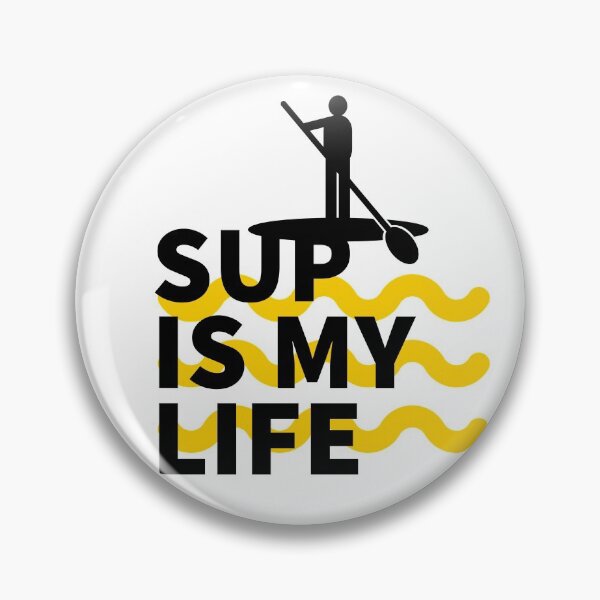 Artikelvorschau, SUP IS MY LIFE - YELLOW - PADDLE SURFING - STAND UP PADDLE - PADDLE SURFING entworfen und verkauft von Tropical Blood.