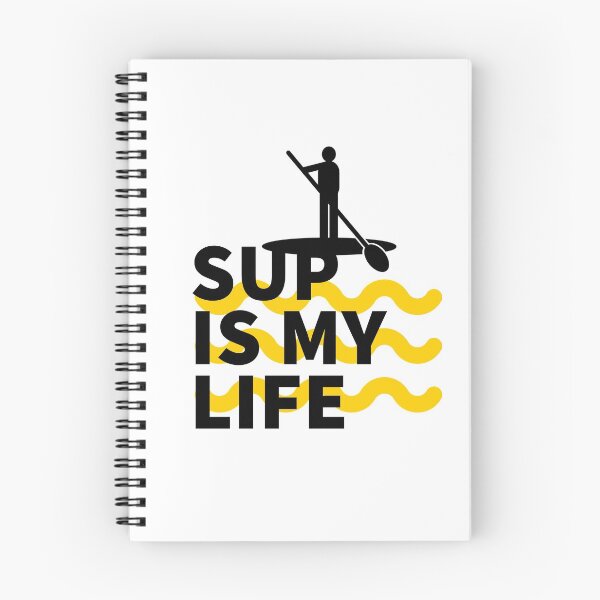 Item preview, SUP IS MY LIFE - YELLOW - PADDLE SURFING - STAND UP PADDLE - PADDLE SURFING  designed and sold by Tropical Blood.